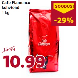 Allahindlus - Cafe Flamenco kohvioad 1 kg