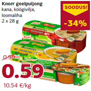 Allahindlus - Knorr geelpuljong