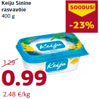 Allahindlus - Keiju Sinine rasvavõie 400 g