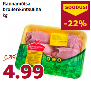 Allahindlus - Rannamõisa broilerikintsuliha kg