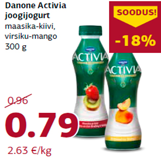 Allahindlus - Danone Activia joogijogurt