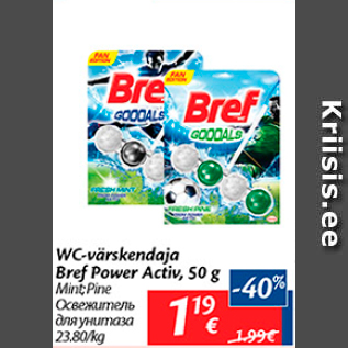 Allahindlus - WC-värskendaja Bref Power Activ, 50 g