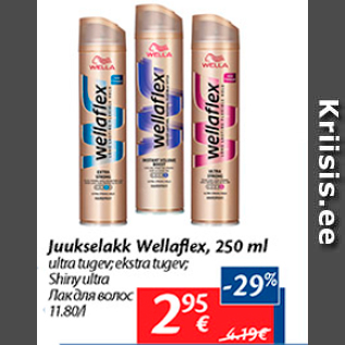 Allahindlus - Juukselakk Wellaflex, 250 ml