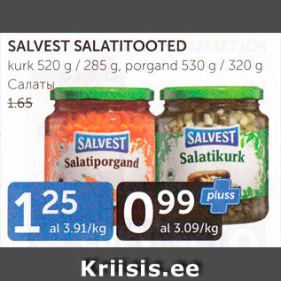 Allahindlus - SALVEST SALATITOOTED