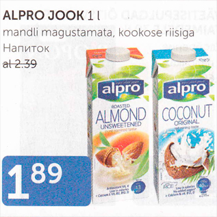 Allahindlus - ALPRO JOOK 1 L