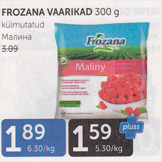 Allahindlus - FROZANA VAARIKAD 300 G