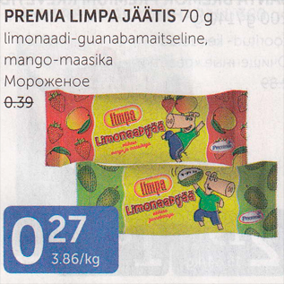 Allahindlus - PREMIA LIMPA JÄÄTIS 70 G