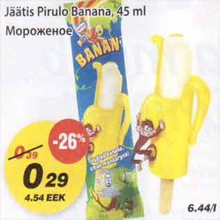 Allahindlus - Jäätis Pirulo Banana