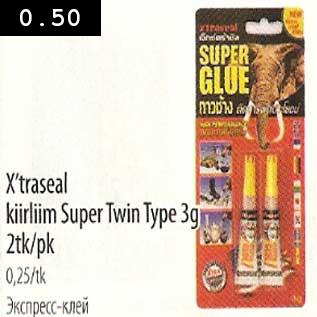 Allahindlus - X`traseal kiirliim Super Twin Type