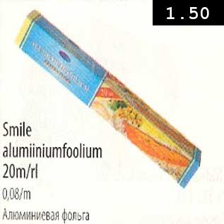 Allahindlus - Smile alumiiniumfoolium