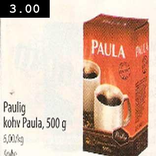 Allahindlus - Paulig kohv Paula