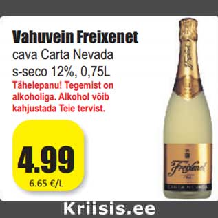 Allahindlus - Vahuvein Freixenet