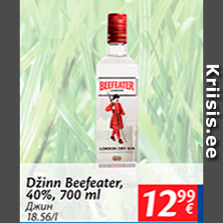 Allahindlus - Džinn Beefeater