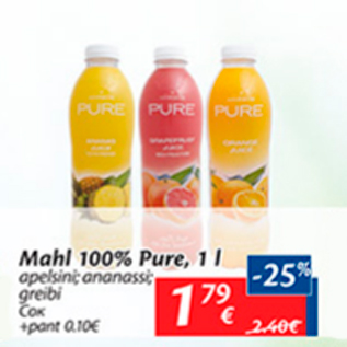 Allahindlus - Mahl 100% Pure, 1 l