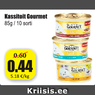 Allahindlus - Kassitoit Gourmet