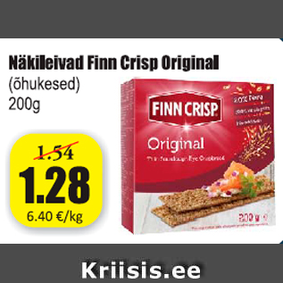 Allahindlus - Näkileivad Finn Crisp Original