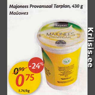 Allahindlus - Majonees Provansaal Tarplan, 430 g