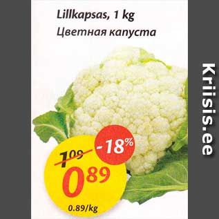 Allahindlus - Lillkapsas, 1 kg