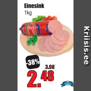 Allahindlus - Einesink 1kg