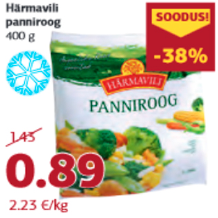 Allahindlus - Härmavili panniroog 400 g