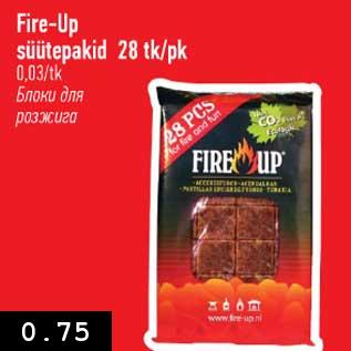 Allahindlus - Fire-Up süütepakid 28 tk/pk