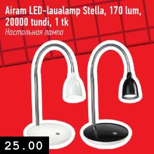 Allahindlus - Airam LED-laualamp Stella,170 lum, 20000 tundi