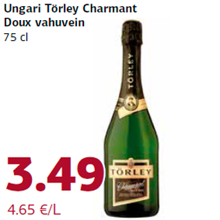 Allahindlus - Ungari Törley Charmant Doux vahuvein 75 cl