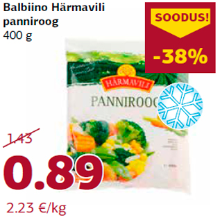 Allahindlus - Balbiino Härmavili panniroog 400 g