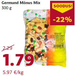 Allahindlus - Germund Mõnus Mix 300 g