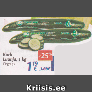 Allahindlus - Kurk Luunja, 1 kg