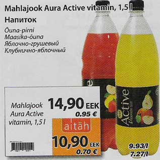 Allahindlus - Mahlajook Aura Active vitamin