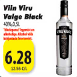 Allahindlus - Viin Viru Valge Black