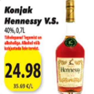 Allahindlus - Konjak Hennessy V.S.