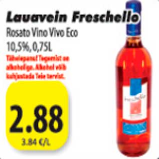 Allahindlus - Lauavein Freschello