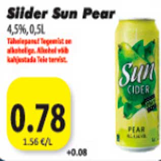 Allahindlus - Siider Sun Pear