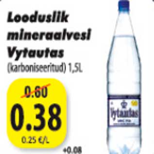 Allahindlus - Looduslik mineraalvesi Vytautas