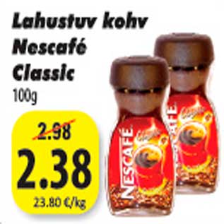 Allahindlus - Lahustuv kohv Nescafe Classic