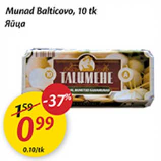 Allahindlus - Munad Balticovo, 10 tk