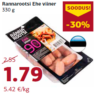 Allahindlus - Rannarootsi Ehe viiner 330 g