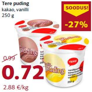 Allahindlus - Tere puding