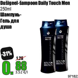 Allahindlus - Dušigeel-šampoon Daily Touch Men 250ml