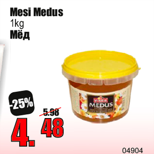 Allahindlus - Mesi Medus 1kg