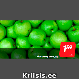 Allahindlus - Õun Granny Smith, kg