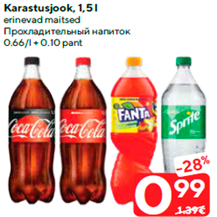 Allahindlus - Karastusjook, 1,5 l