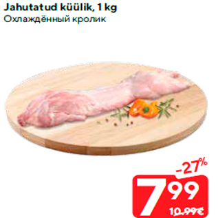 Allahindlus - Jahutatud küülik, 1 kg