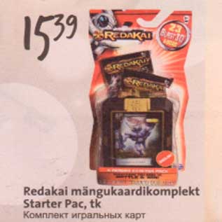 Allahindlus - Redakai mängukaardikomplekt Starter Pac, tk