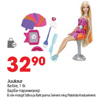 Allahindlus - Juuksur Barbie, 1 tk