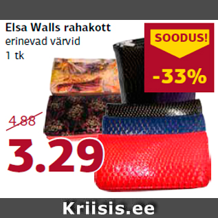 Allahindlus - Elsa Walls rahakott