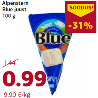 Allahindlus - Alpenstern Blue juust 100 g