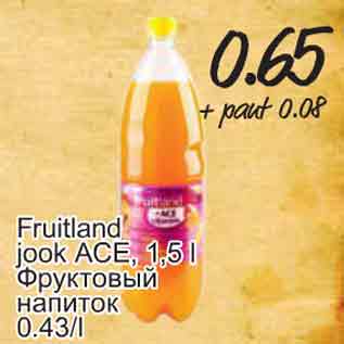 Allahindlus - Fruitland jook ACE, 1,5 l